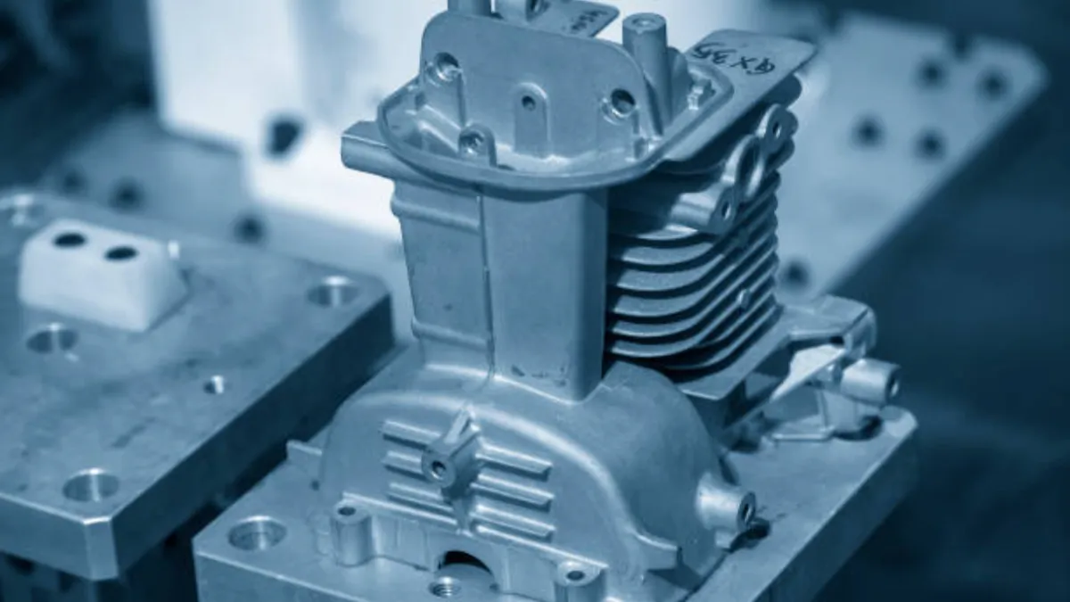 ADC12 aluminum die casting parts