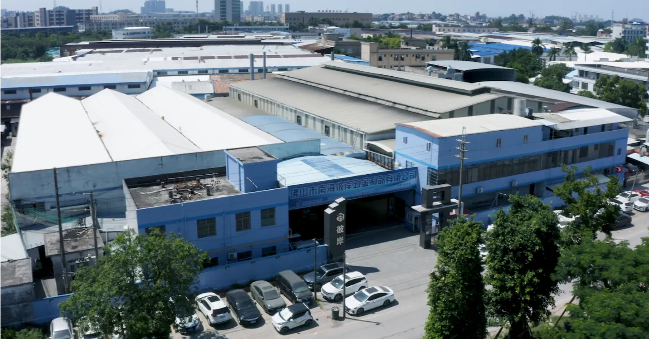 Aerial view of the Bian Metal die casting factory in Foshan